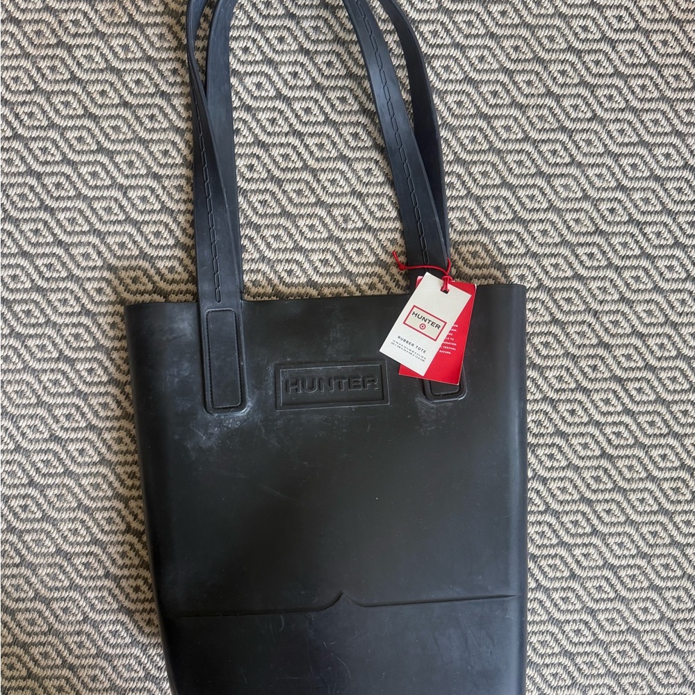 Hunter for Target Black Rubber Tote